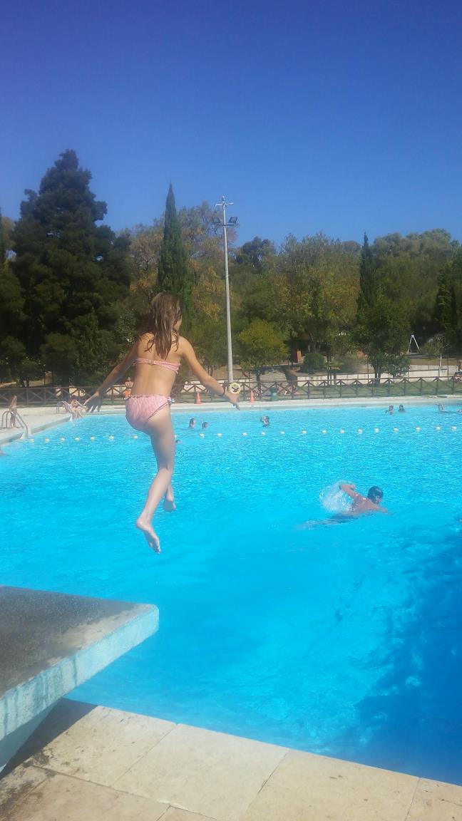 Mergulho nas piscinas de Monsanto